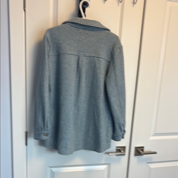 Gray Women's Jacket with Belt - Picture 3 of 3